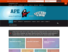 Tablet Screenshot of apeuk.org